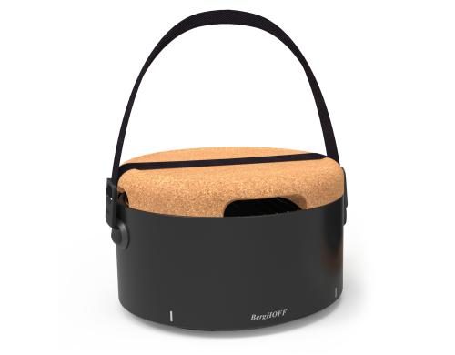BergHOFF Holzkohle Tischgrill schwarz 35cm, Studio Linie