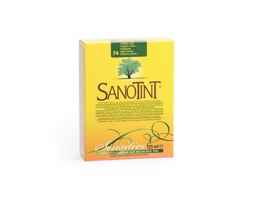 SANOTINT 74 SENSITIVE Haarfarbe hellbraun