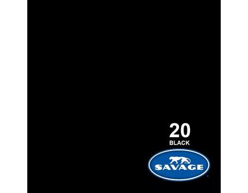 Savage Hintergrundpa. Black 2.18x11m Masse 2.18x11m