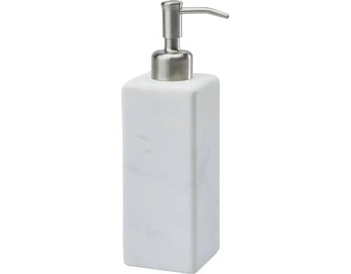 Aquanova Seifenspender  Hammam, Naturstein 6x6x20.5 cm, Metall, Naturstein