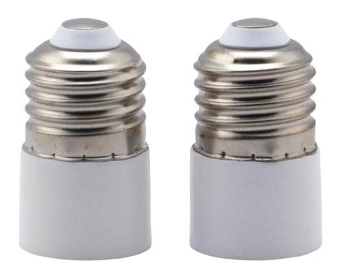 STEFFEN LED Zubehör Adapterfassung E27 - E14 weiss, 2er Set