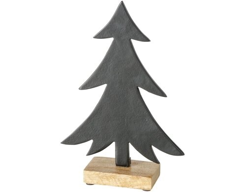 Boltze Dekoausteller Baum Blirf Mangoholz/Metall, 19x6x27cm
