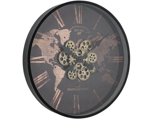 Boltze Wanduhr Rodas Analog, exkl. 3xAA Batterie