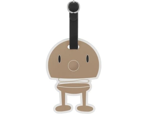 Hoptimist Gepäckanhänger, Choko 10x8x0.7 cm, Silikon