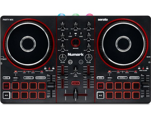 Numark Party Mix 3 DJ Kontroller m. Lichteffekten