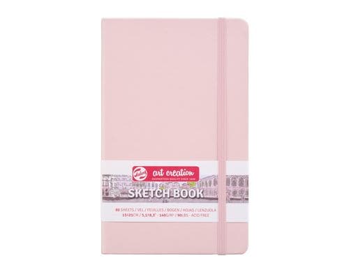 Talens Skizzenbuch 13 x 21 cm 140g/m2, 80 Bogen, gebunden, Pink