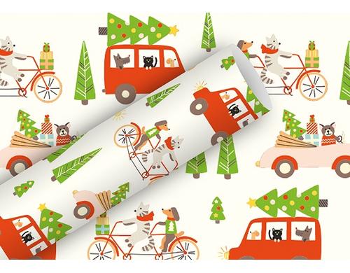 B+C Geschenkpapier HOme for Christmas 2m x 70 cm, 80 g/m2