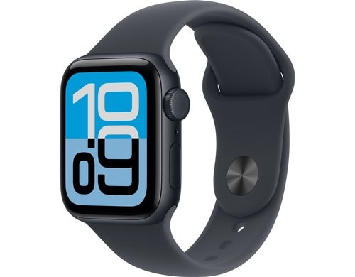 Apple, Watch SE 3 40 mm LTE Sport Band Midn mit Midnight Sport Band - M/L