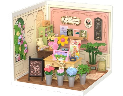 RoboTime Fresh Flower Shop Holzbausatz