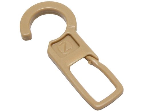 Gardinia Faltenlegehaken, 10 Stück, Natur für Gardinenringe Öse D: 10 mm