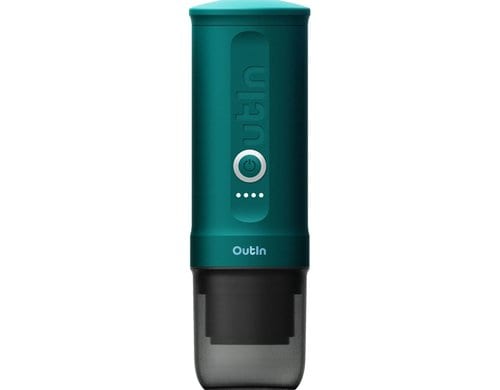 OUTIN Nano Tragbare Espressomaschine Blau Kaffeemaschine kompatibel mit Nespresso u.a