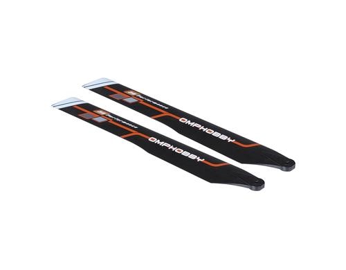 OMP Hobby Hauptrotorblätter Orange M2 - Evo