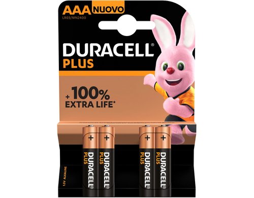 Duracell Plus MN2400/AAA/LR03 K4 4 Stk.