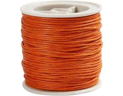 Creativ Company Baumwollband Stärke: 1 mm, orange, Länge: 40 m