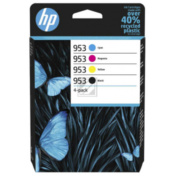 HP Combopack Nr. 953 - (6ZC69AE) 4er-Pack Schwarz, Farben