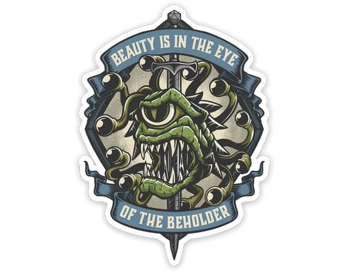 Eye of The Beholder Sticker