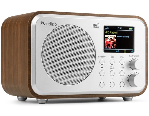 Audizio MilanSL DAB+ Radio mit BT u. FM, silber