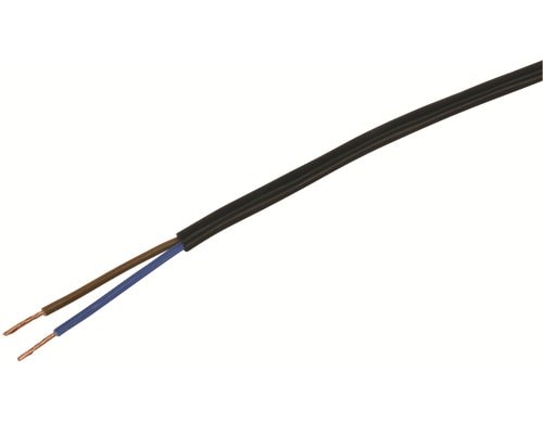 Installationskabel TD 2x 0.75mm2 schwarz, 100m