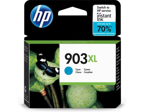 HP Tinte Nr. 903XL - Cyan (T6M03AE) Seitenkapazität ~ 825 Seiten