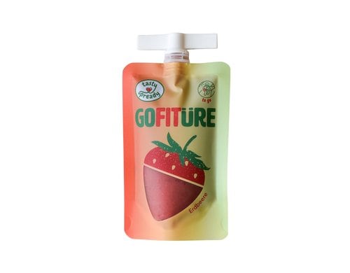 GOFITÜRE Erdbeere 120 Gramm 50% weniger Zucker als Konfitüre
