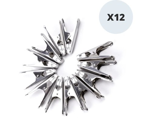 MSV Wäscheklammer Edelstahl 12x 12 Stk.