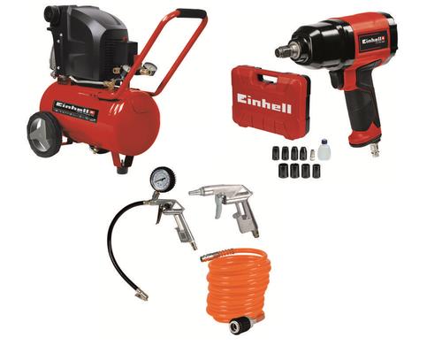 Einhell Kompressor TC-AC 270/24/10 Kit Kesselinhalt 24 Liter
