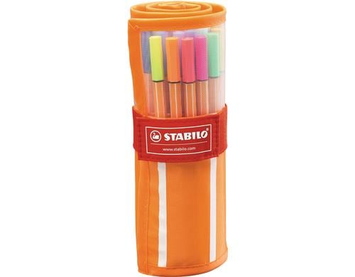 Stabilo point 88 Feinschreiber 25 + 5 Rollerset