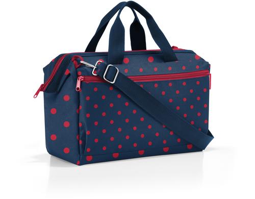 Reisenthel Rucksack allrounder S pocket mixed dots red, 11 l, 39 x 26 x 16.5 cm