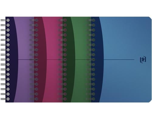 Oxford Spiralheft 90g/qm, A6, 90 Seiten, kariert 5mm