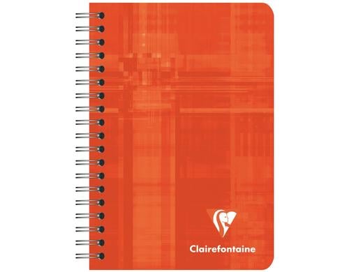 Clairefontaine Spiralheft Matris ass.10 Stk 9 x 14 cm, 5 mm kariert, 50 Blatt