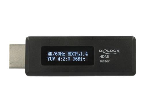 HDMI-A EDID Tester, bis 3840x216 @60Hz Liest EDID Infos aus, mit OLED-Display