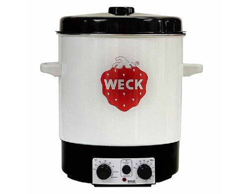Weck Einkochautomat WAT 25 Edelstahl 1800W, 29 Liter, 120Min Timer