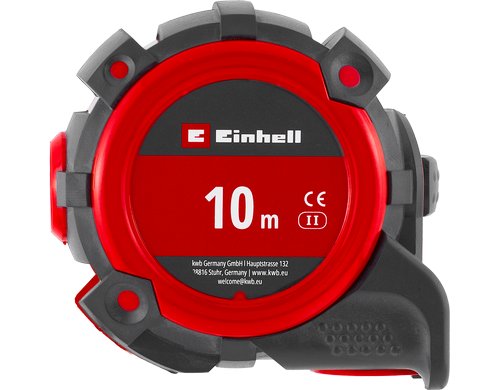 Einhell Bandmass 10 m beidseitige Skala, metrisch