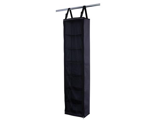 Eurotrail Hängeregal mit 7 Etagen 0401 Dunkel Grau/ Schwarz