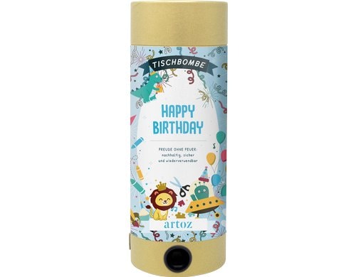Artoz Tischbombe ohne Anzünden Geburtstag Boy