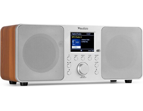 Audizio Genua AL DAB+/FM Radio mit Bluetooth, alu