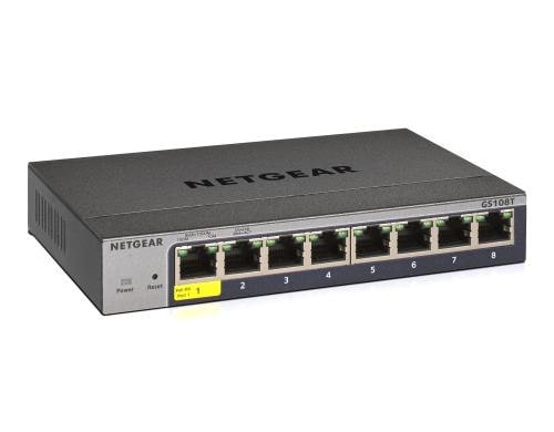 Netgear GS108Tv3: 8 Port Smart Switch 8 Port Smart Switch
