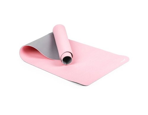 Gymstick Vivid Yoga Matte rosa/grau, Masse: 170 x 60 x 0,4cm
