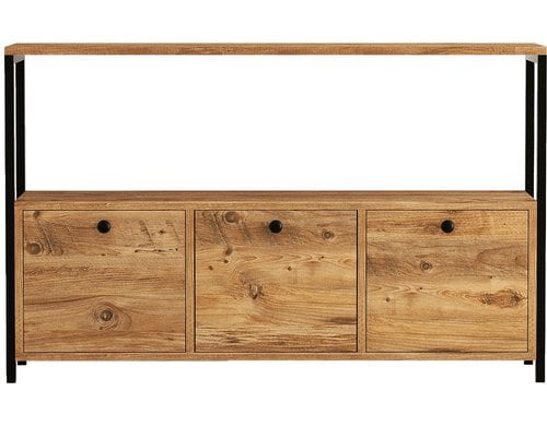 Woody Fashion Sideboard Nero Span melaminbeschichtet