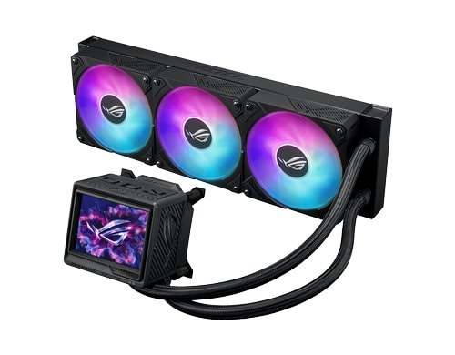 Asus ROG RYUJIN III 360 ARGB EXTREME BL Liquid CPU Cooler, 3.5 LCD, 3x120mm ARGB