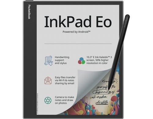 PocketBook InkPad Eo  Mist Grey 10.3, E Ink Kaleido 3 , 64GB, Android 11