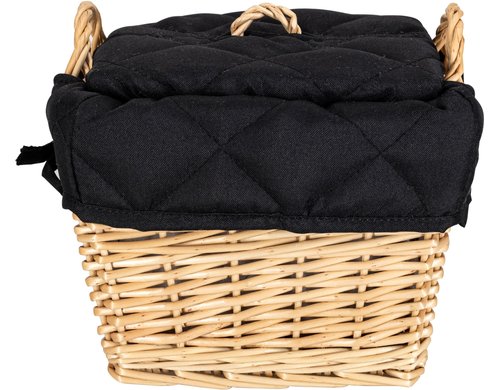 NOUVEL Brot- und Kartoffelkorb Black, eckig, schwarz, 21x21x15 cm