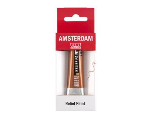 Amsterdam Acrylfarbe Reliefpaint 20ml, Farbe Bronze