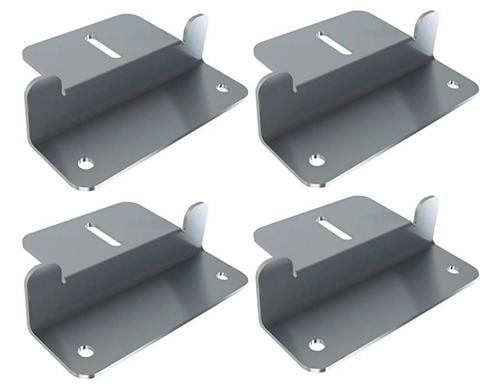 Autosolar Montage Z-WInkel 4 Stück mit Schrauben