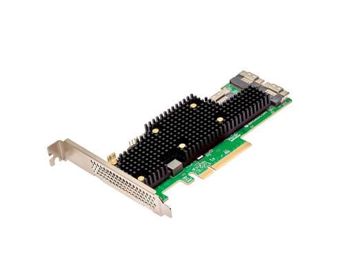 Broadcom eHBA 9600-24i, PCI-Ex8v4 3xSFF-8654, LP, SAS4/SATA3,NVMEv4