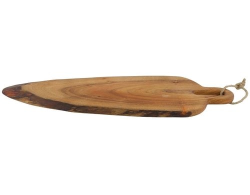 Chalet Brettli Poschiavo mit Seil Akazien 58x20x1.5cm geölt