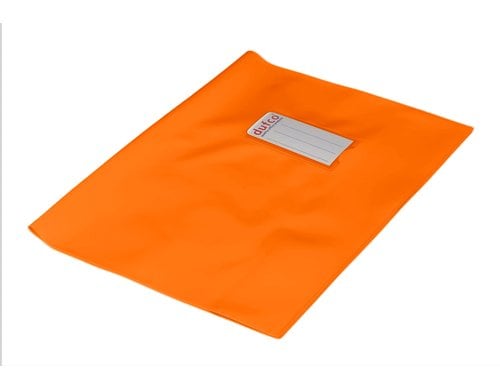 Dufco Hefthüllen Green Line orange, 10 Stk. E5 Stabquart mit Beschriftung, 220my