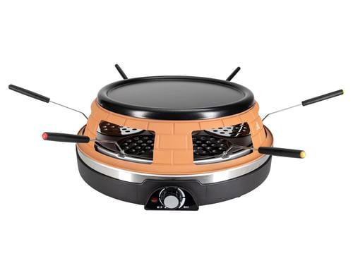 Nouvel Pizzagrill und Crepes 230V, 1200W, 8 teilig, 3in1