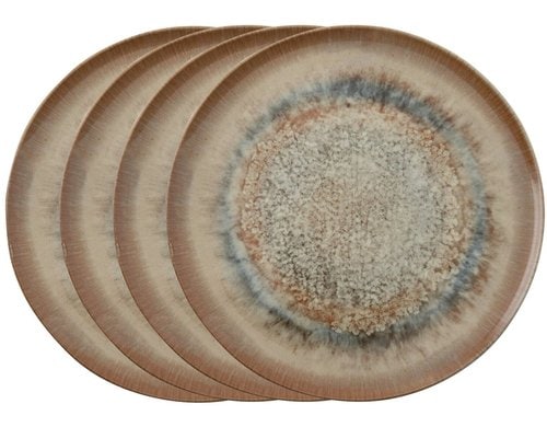 AK Set 4 Pizzateller Cm 32 Galaxy Venus Stoneware