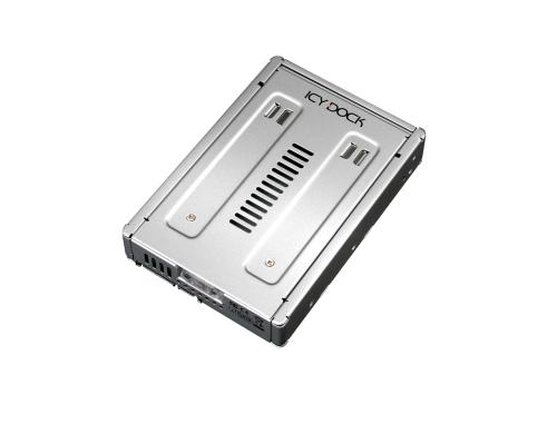 ICY DOCK Konverter 2.5zu 3.5 MB-982SP-1S, silber, für SATA HDD und SSD